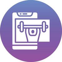 Weight Lifting Vector Icon