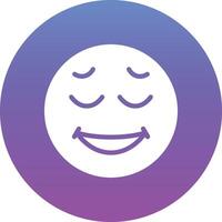 Relieved Face Vector Icon