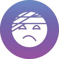 Face with Head Bandage Vector Icon