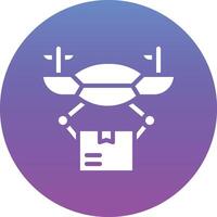 Drone Delivery Vector Icon