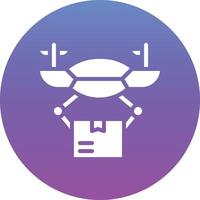 Drone Delivery Vector Icon