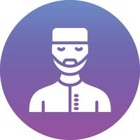 Muslim Man Vector Icon