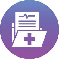 Medical File Vector Icon