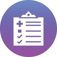 Patient Checklist Vector Icon