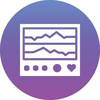 Electrocardiogram Vector Icon
