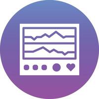 Electrocardiogram Vector Icon