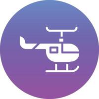 icono de vector de helicóptero