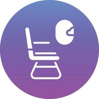 Airplane Seat Vector Icon