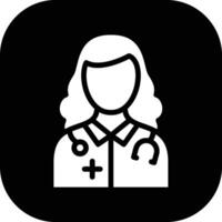 Female Doctor Vector Icon