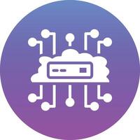 Cloud Networking Vector Icon