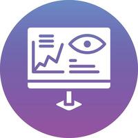 Monitoring Analytics Vector Icon