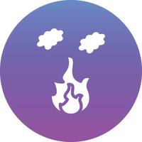 Fire Pollution Vector Icon