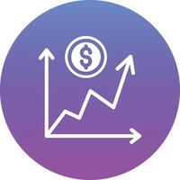 Money Growth Vector Icon