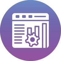 icono de vector de optimización web