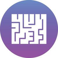 Maze Challenge Vector Icon