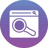 Web Search Vector Icon