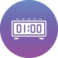 Digital Clock Vector Icon