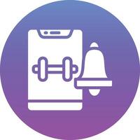 Workout Notification Vector Icon