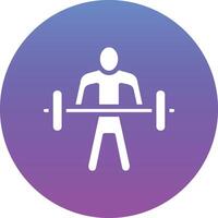 Weightlifting Vector Icon