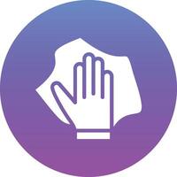 Wipe with Hand Vector Icon