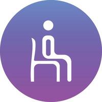 Sitting Vector Icon