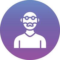 Old Man Vector Icon