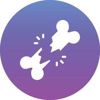 Broken Bone Vector Icon