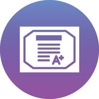 Grade Vector Icon