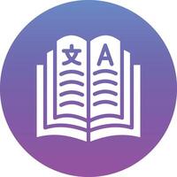 Language Learning Vector Icon