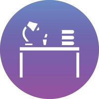 Study Table Vector Icon