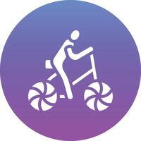 Cycling Person Vector Icon