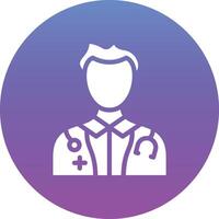 masculino médico vector icono