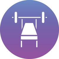 Bench Press Vector Icon