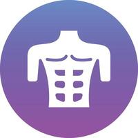 Chest Muscle Vector Icon