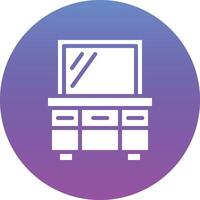 icono de vector de mesa