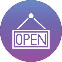 Open Shop Vector Icon