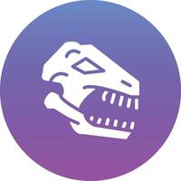 Dinosaur Fossil Vector Icon