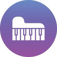 icono de vector de piano