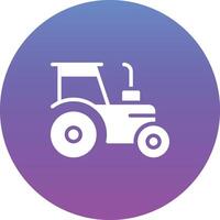 icono de vector de tractor