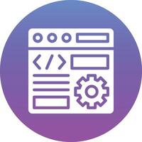 Code Settings Vector Icon