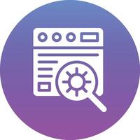Website Bug Vector Icon