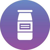 Milk Bottle Vector Icon