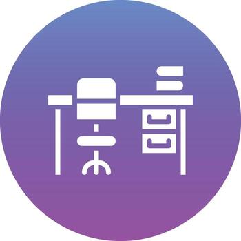 estudiar mesa vector icono