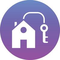 House Key Vector Icon