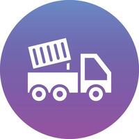 Dump Truck Vector Icon