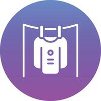 Drying Clothes Vector Icon