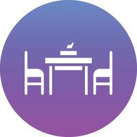 Dining Table Vector Icon