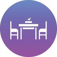 Dining Table Vector Icon