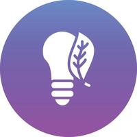 Eco Bulb Vector Icon