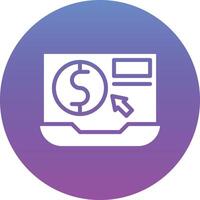 pago por clic icono de vector